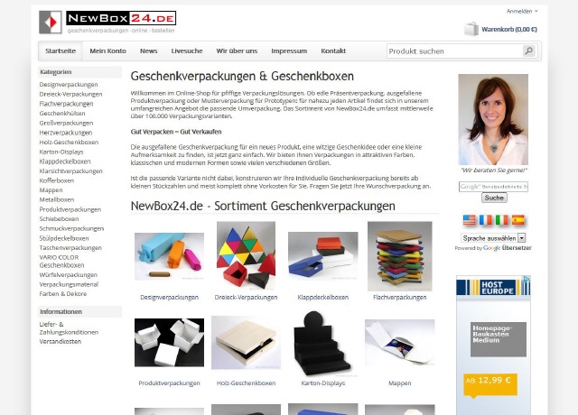 NewBox24.de Online-Shop