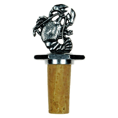 Bottle Top Octagonal Zodiac Cancer with antique finish