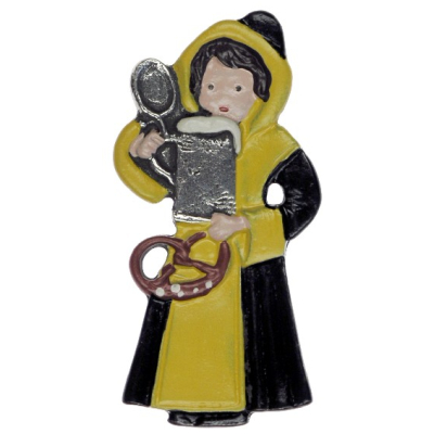 Magnet with M&uuml;nchner Kindl with Pretzel