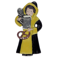 Magnet with M&uuml;nchner Kindl with Pretzel