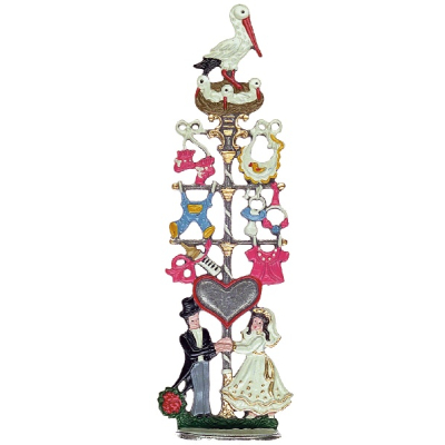 Zinnfigur Hochzeitsbaum zum Stellen