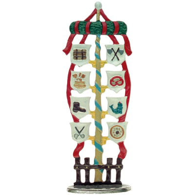 Zinnfigur Maibaum mittel zum Stellen