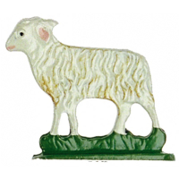 Zinnfigur Schaf stehend zum Stellen - ausverkauft!