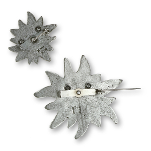 Pewter Brooch Edelweiss