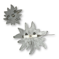 Pewter Brooch Edelweiss