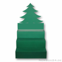 Treppendisplay 658 Tannenbaum - Außenmaße ca. 385 x 370 x 360 mm