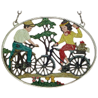 Pewter Picture Biker
