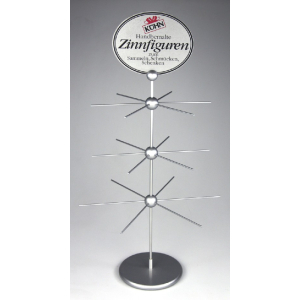 Deko-Display gro&szlig; silber (18 Arme)