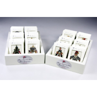 Verkaufsdisplay - passend f&uuml;r 60 K&uuml;hn-Zinnfiguren in Einzel-Geschenkverpackung
