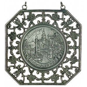 Blumenrahmen mit Plakette klein Stadt