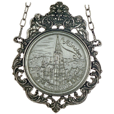 Rahmen mit Plakette klein Stadt