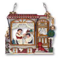 Pewter Picture Hairdresser &bdquo;Friseur&ldquo;