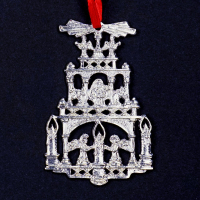 Pewter Ornament Christmas Pyramid &ndash; SilverStylePewter