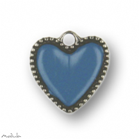 Anh&auml;nger Herzform blau
