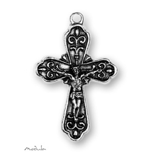 Anh&auml;nger kleines Kreuz mit Korpus antik - ausverkauft!