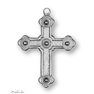Anh&auml;nger Kreuz mit Kugeln poliert - ausverkauft!