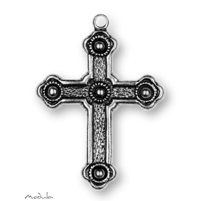 Anh&auml;nger Kreuz mit Kugeln antik - ausverkauft!