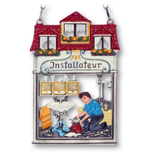 Pewter Picture Plumber &bdquo;Installateur&ldquo;