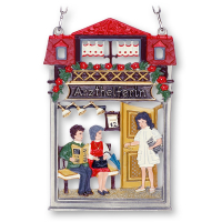 Pewter Picture Doctors Assistant &bdquo;Arzthelferin&ldquo;