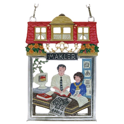 Pewter Picture Broker &bdquo;Makler&ldquo;