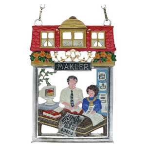 Pewter Picture Broker &bdquo;Makler&ldquo;