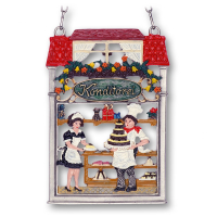 Pewter Picture Pastry Shop &bdquo;Konditorei&ldquo;