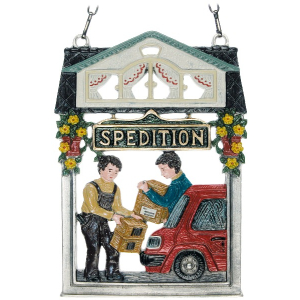 Pewter Picture Forwarder &bdquo;Spedition&ldquo;