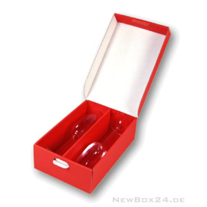 Wellkarton Farbe 03 rot - glatt