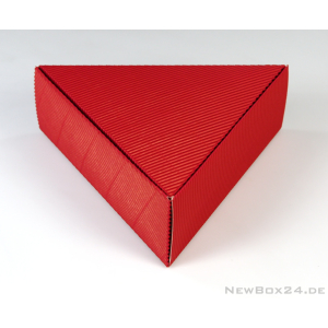 Wellkarton Farbe 03 rot - offene Welle