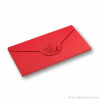 Wellkarton Farbe 03 rot - offene Welle