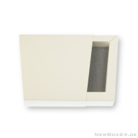 Schmuckverpackung Trapez, drei Seitenlängen innen 80 mm