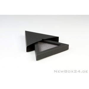 Schmuckverpackung Dreieck, Seitenlänge innen 100 mm