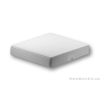 Stülpdeckel-Geschenkbox 130 x 130 x 25 mm - Wellkarton
