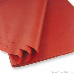 Seidenpapier in Farbe rot