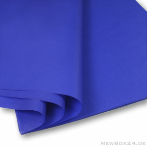 Seidenpapier in Farbe blau