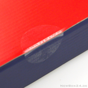 Verschluss-Etiketten rund Ø 35 mm transparent