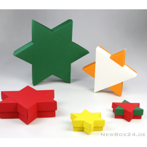 Stern-Stülpdeckelverpackung 760 in Größe...