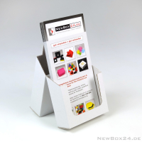 Prospektständer 656-03 - 215 x 110 x 35 mm (DIN Lang)