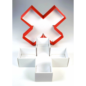 Stülpdeckelbox Kreuz Größe 02 - 320 x 90...