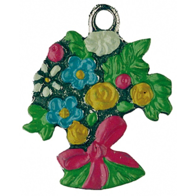 Zinnfigur Blumenstrau&szlig; klein