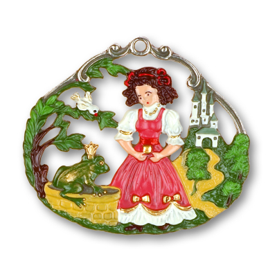 Zinnfigur M&auml;rchen Froschk&ouml;nig