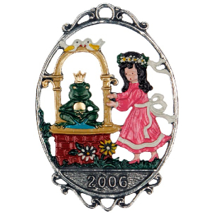 Zinnfigur Jahresm&auml;rchen 2006 Froschk&ouml;nig