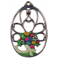 Zinnfigur Blumenstrau&szlig;