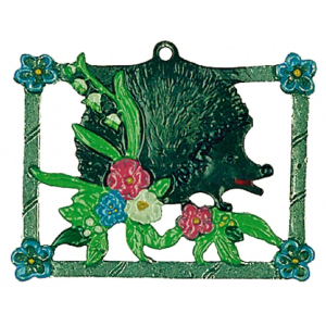 Pewter Ornament Hedgehog